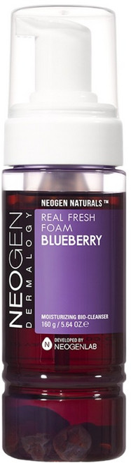 네오젠 더마로지 리얼 프레쉬 폼 블루베리, 160g, 1개