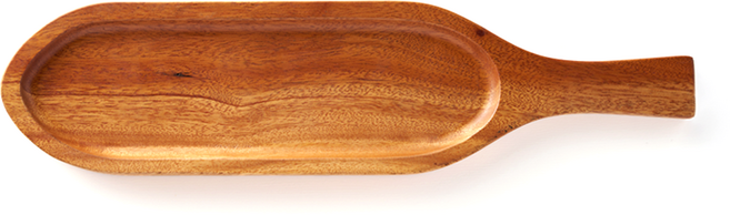 우디바인 카야 우드 롬버스 플레이팅 트레이, 1개