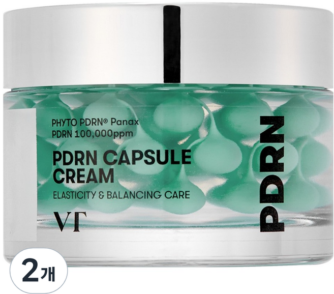 브이티코스메틱 PDRN 캡슐 크림 100, 50ml, 2개