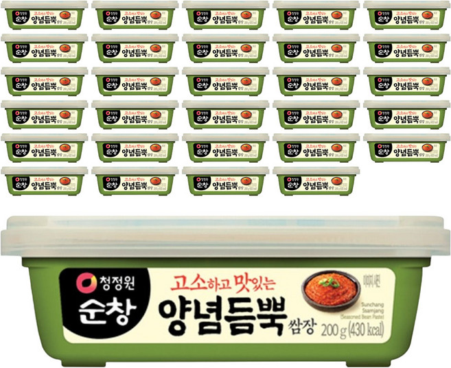 청정원순창 양념듬뿍 쌈장, 200g, 30개