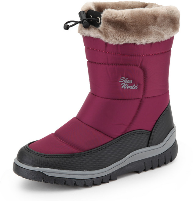 Dangolunni 保暖刷毛羽絨中長靴