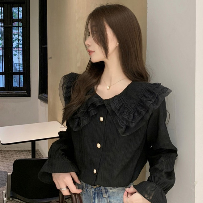 어썸풀 여성용 시모네 빅카라 블라우스 A25SPBL121013