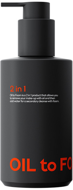 자민경 투인원 클렌징 오일 투 폼 블랙, 200ml, 1개