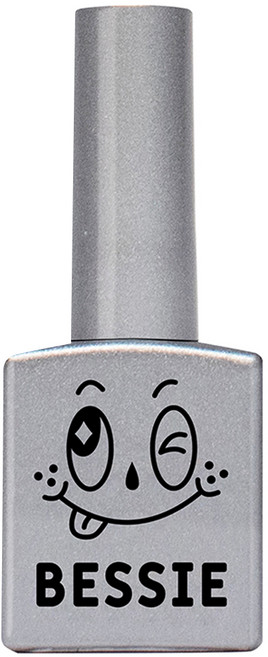 BESSIE 亮片系列 美甲凝膠, GL02 帥氣銀色, 11ml, 1瓶