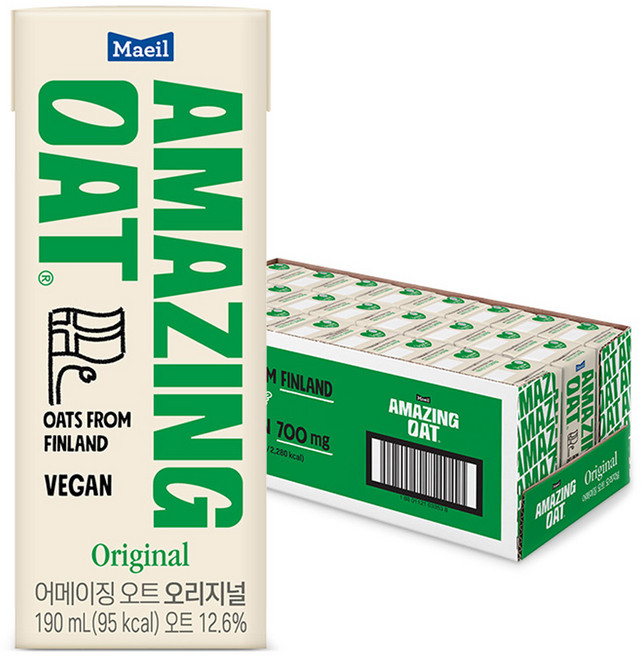 어메이징오트 오리지널 혼합음료, 190ml, 24개