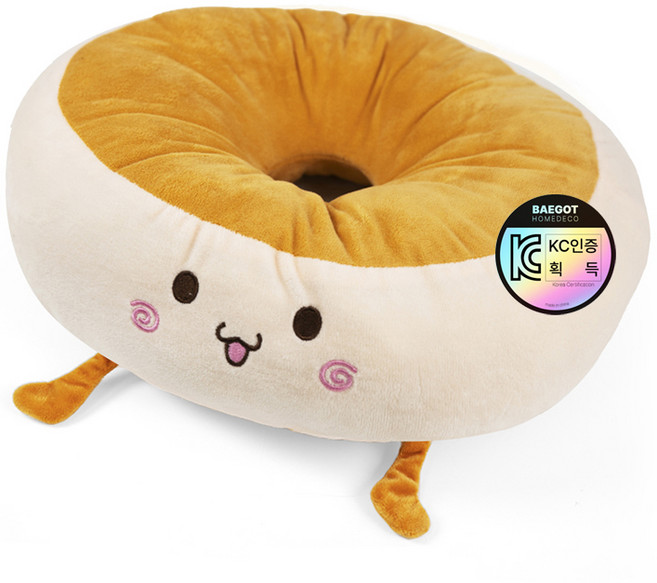 배곧인터내셔널 호떡 성인 앤 유아 도넛방석, 메롱, 1개