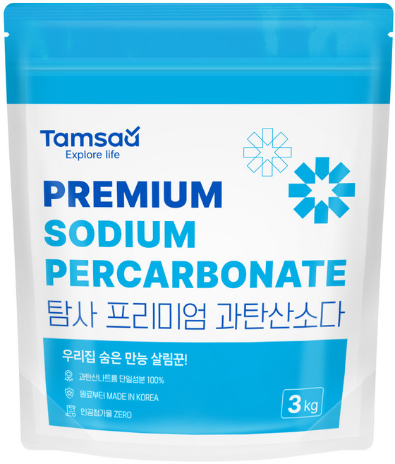 탐사 프리미엄 과탄산소다 산소계 표백제 국내산 프리미엄 원료, 3kg, 1개