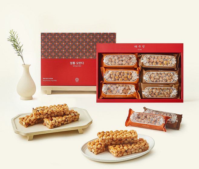 태극당 정통 오란다 오리지날 27g x 6개 + 아몬드 30g x 6개 세트, 1세트