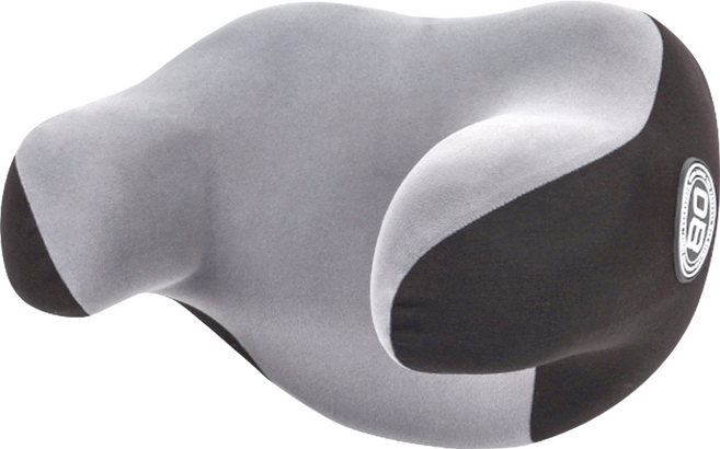 車用U形記憶棉頸枕, 灰色, 1個