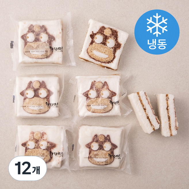 착한떡 달콤한 소모양 설기 (냉동), 90g, 6개입, 2개