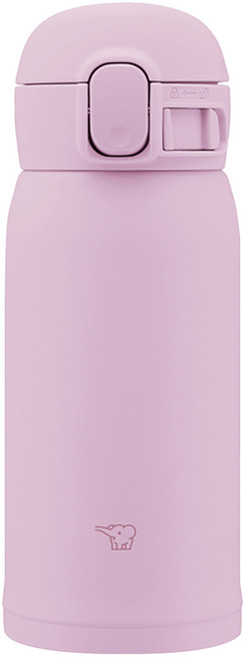ZOJIRUSHI 象印 不銹鋼真空保溫杯 SM-WS36, 蘭花粉, 360ml, 1個