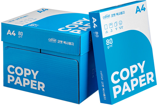 코멧 복사용지 80g, 2500개, A4