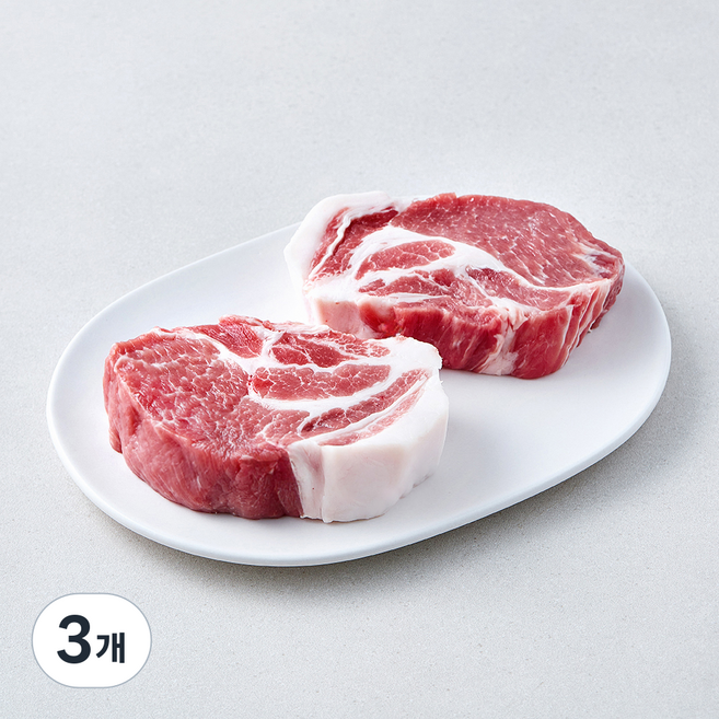 도드람한돈 무항생제 인증 통목심 에어프라이어용 (냉장), 3개, 500g