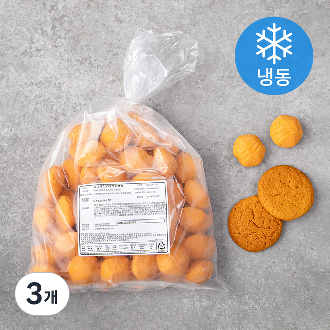 맨치트 미니치즈쿠키 냉동생지, 900g, 1개입, 3개