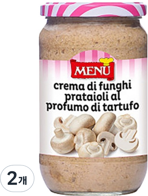 MENU 머쉬룸 크림 파스타소스, 640g, 2개