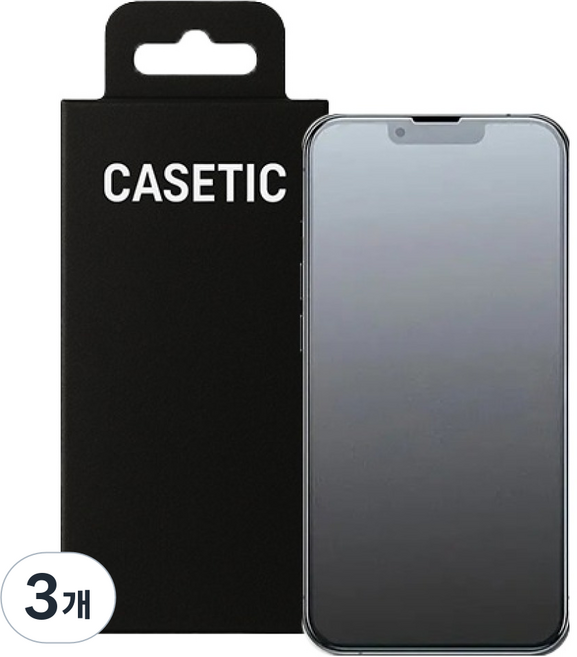Casestick 低反射防指紋鋼化玻璃螢幕保護貼組, 3個