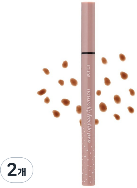 ETUDE 自然雀斑筆 0.5g, 01 淺棕色, 2個