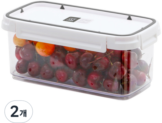 창신리빙 대파 보관용기 와이드 2호 1.6L, 2개, 단품