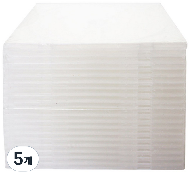 멜로디 투명연질슬림 CD/DVD케이스 20p, 5개