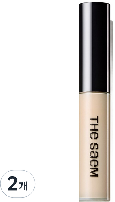 더샘 커버 퍼펙션 팁 컨실러 6.5g, 2개, 클리어 베이지