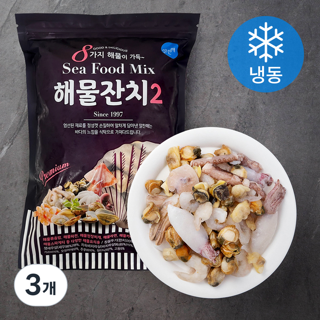 알찬해 해물잔치 2 (냉동), 780g, 3개
