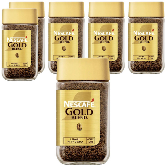 NESCAFE 雀巢咖啡 金牌微研磨咖啡, 120g, 1入, 6罐