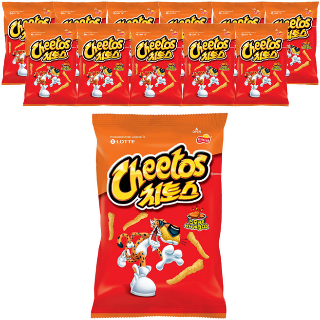 치토스 롯데제과 바베큐맛, 82g, 12개