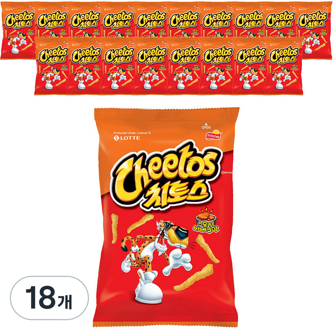 치토스 스모키바베큐맛, 82g, 18개