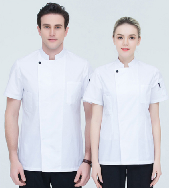 셰프브루노 남녀공용 반팔 메쉬 조리복