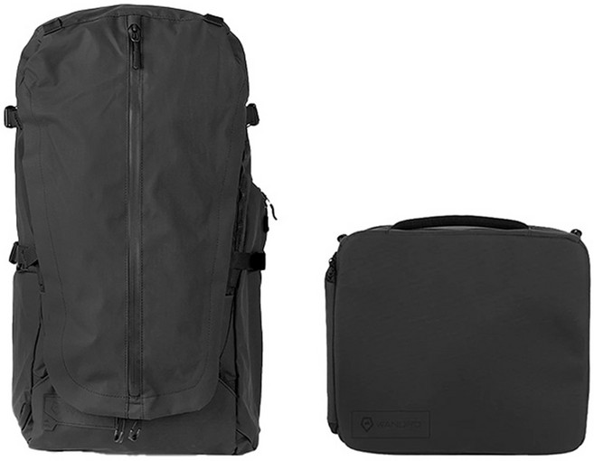 WANDRD 펜비 트래킹 배낭 50L S~M + CAMERA Cube Essential Plus 파티션 세트 블랙, 1세트