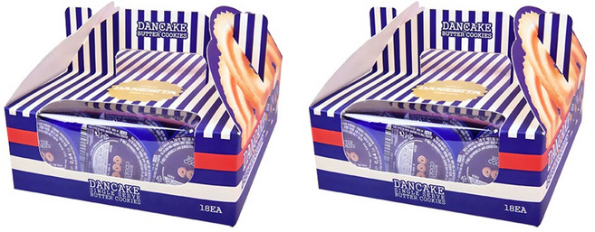 댄케이크 버터쿠키 싱글서브 18p, 324g, 2개