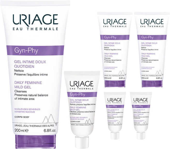 유리아쥬 진피 데일리 페미닌 마일드 젤 여성청결제+ 3ml, 200ml, 3개 - 쿠팡