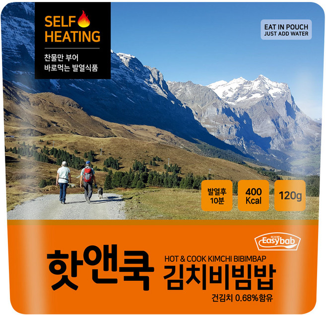 이지밥 핫앤쿡 김치비빔밥, 120g, 1개