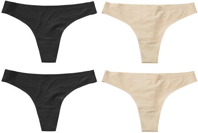 마른파이브 여성용 심리스 티팬티 4p