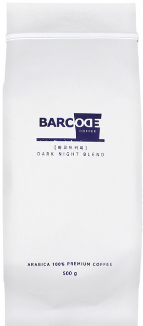 바코드커피 다크나이트 블렌드 원두, 홀빈(분쇄안함), 500g, 1개