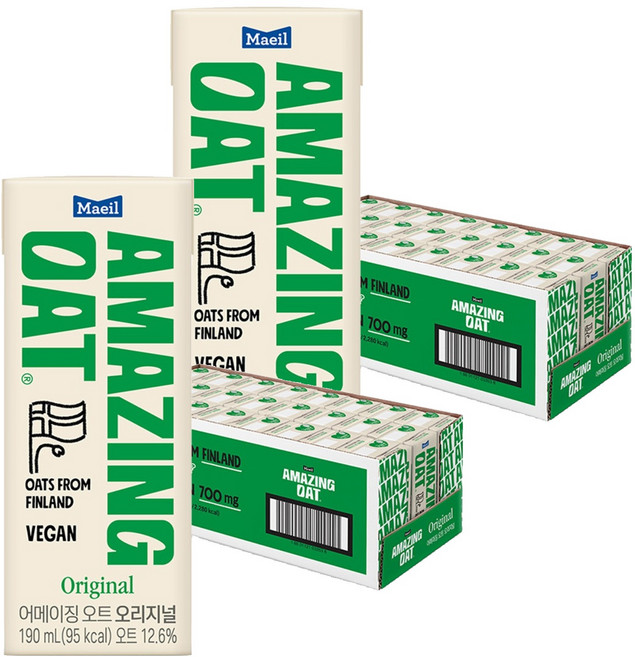 어메이징오트 오리지널 혼합음료, 190ml, 48개