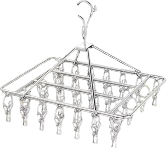 모아픽 사각형 빨래집게 건조대, 1개