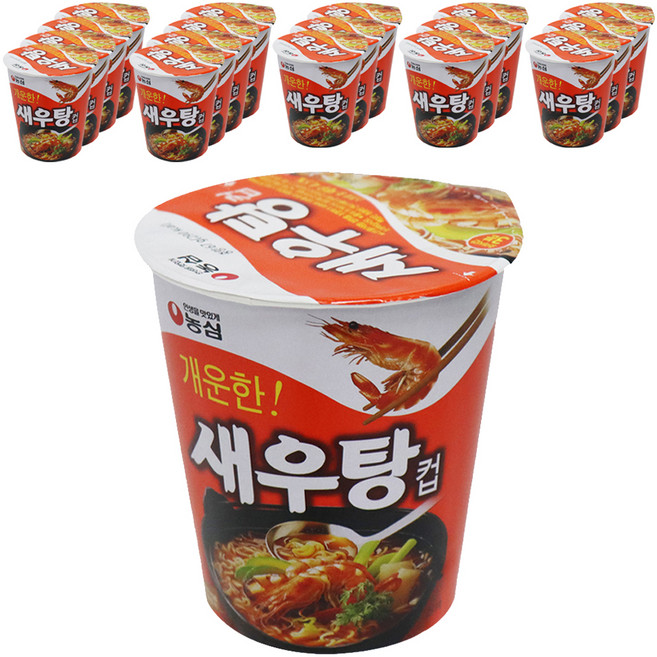 새우탕 컵 67g, 18개