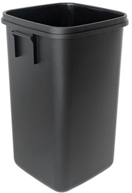 리빙앤트리 사각 오픈 휴지통 100L, 블랙