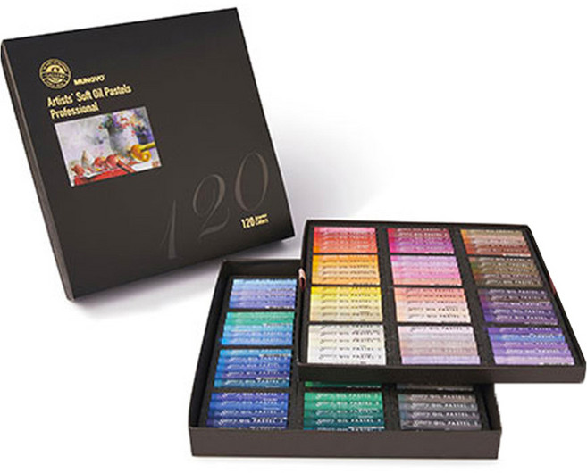 문교 전문가용 오일파스텔 지함 MOPV-120P, 120색, 1개