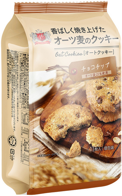 Global Premium Resources 巧克力風味燕麥餅, 88g, 1個