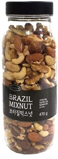 RichFarm Nuts 巴西綜合堅果, 470g, 1瓶