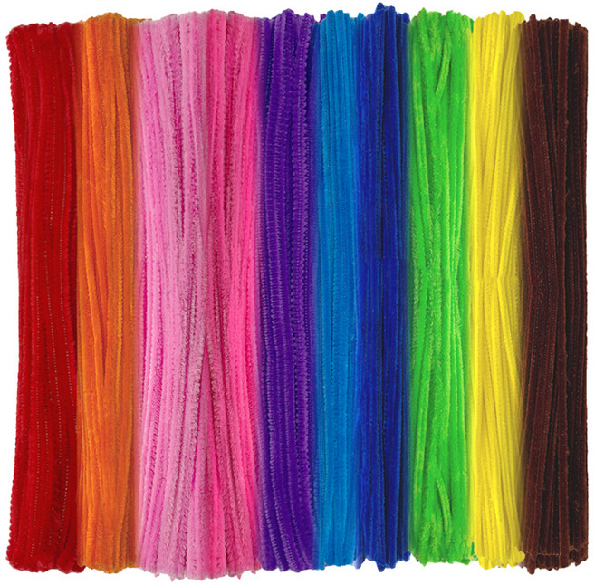 MAKE&HOBBY 彩色細絨毛鐵絲, 1套, 彩色