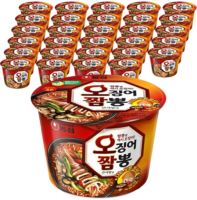 오징어짬뽕 컵 115g, 32개