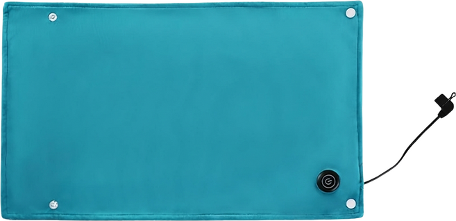 ANTIAN 石墨烯USB加熱保暖熱敷墊 SAER01 50 x 30cm, 孔雀藍