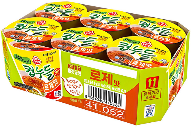 오뚜기컵누들 로제맛 49.8g, 6개