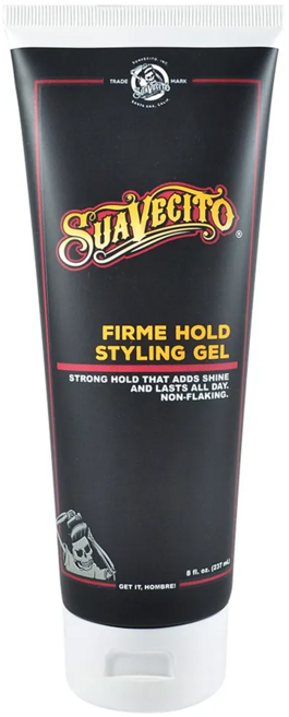 SUAVECITO 骷髏頭 Firme Hold Styling Gel 古龍水強黏髮膠, 237ml, 1條