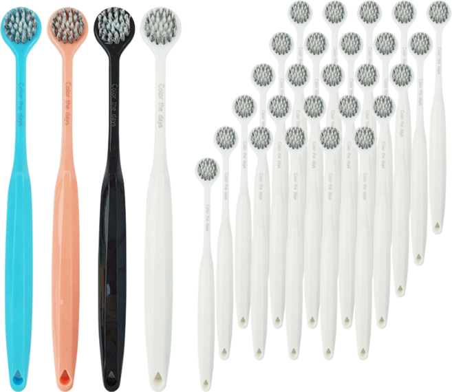 DOCTUS 컴팩트 스파이럴 칫솔, 1개입, 36개