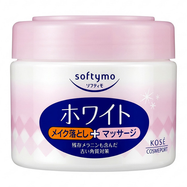 KOSE 高絲 softymo 絲芙蒂 台灣公司貨 日本製 雙效卸粧按摩霜, 300g, 1罐