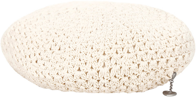 VARZAR 愛心鍊鉤針貝雷帽